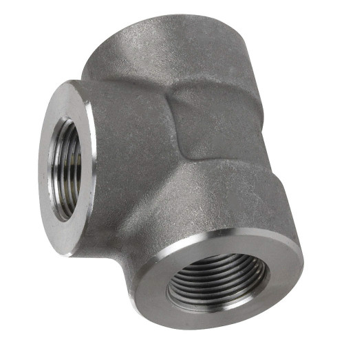 Duplex Steel Threaded Tee